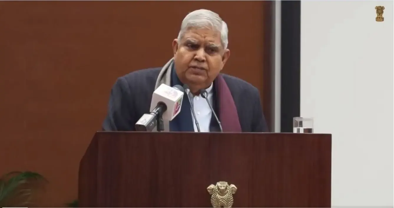 Media Must Ensure Accountability from MPs: V-P Dhankhar