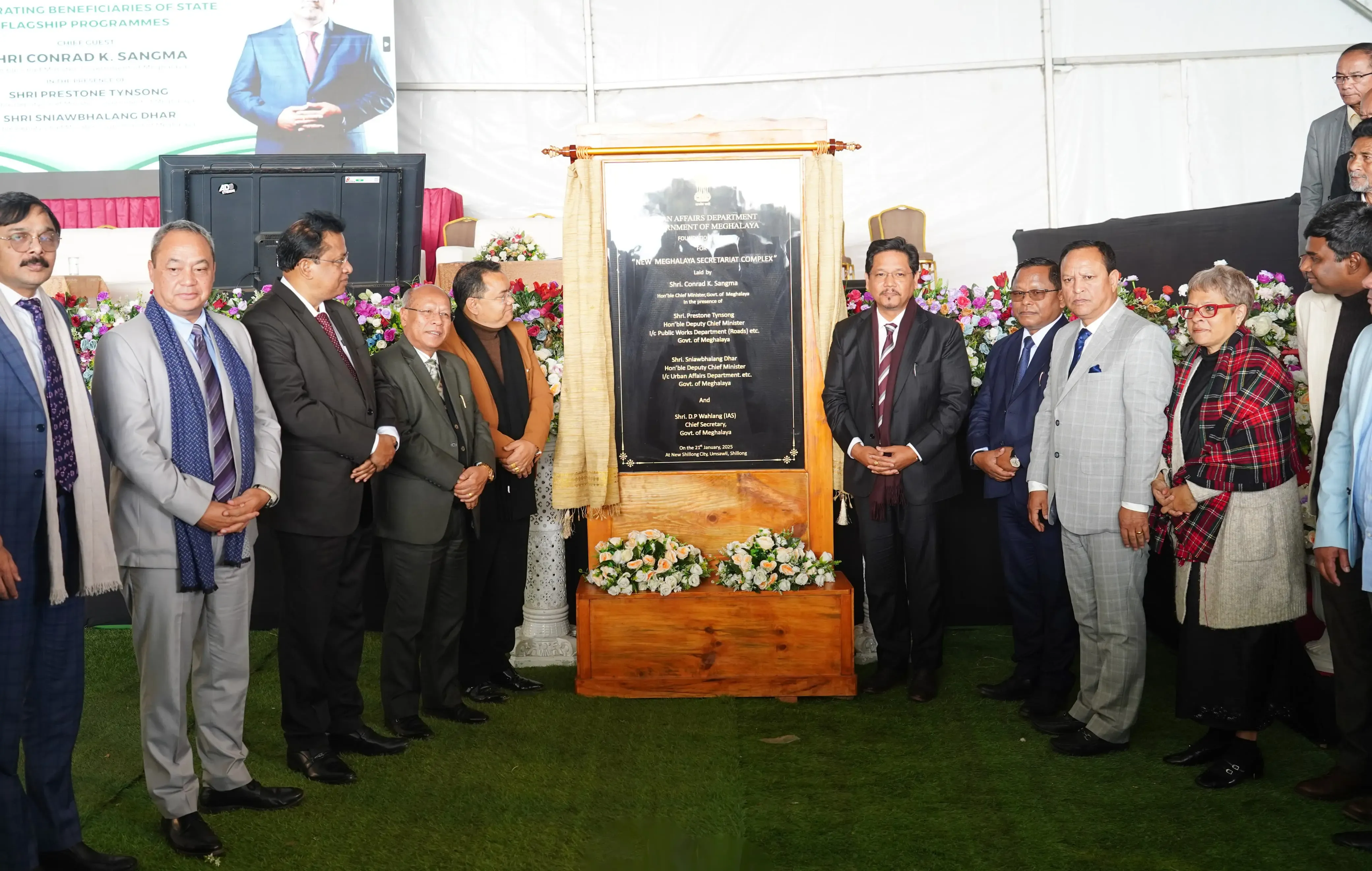 Meghalaya's Chief Minister Unveils New Secretariat