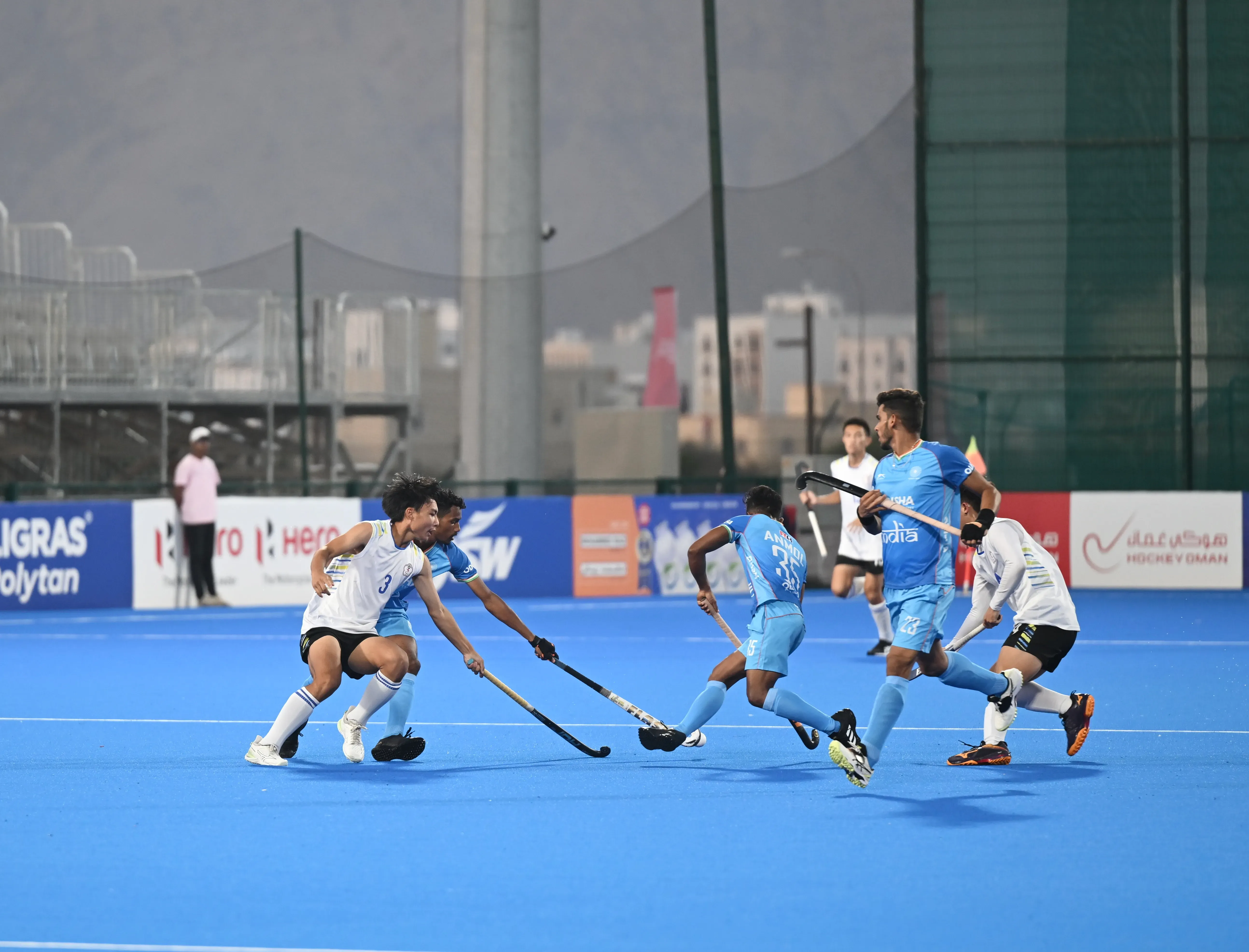 India's Junior Men's Hockey Team Dominates with a 16-0 Victory Against Chinese Taipei at the Asia Cup