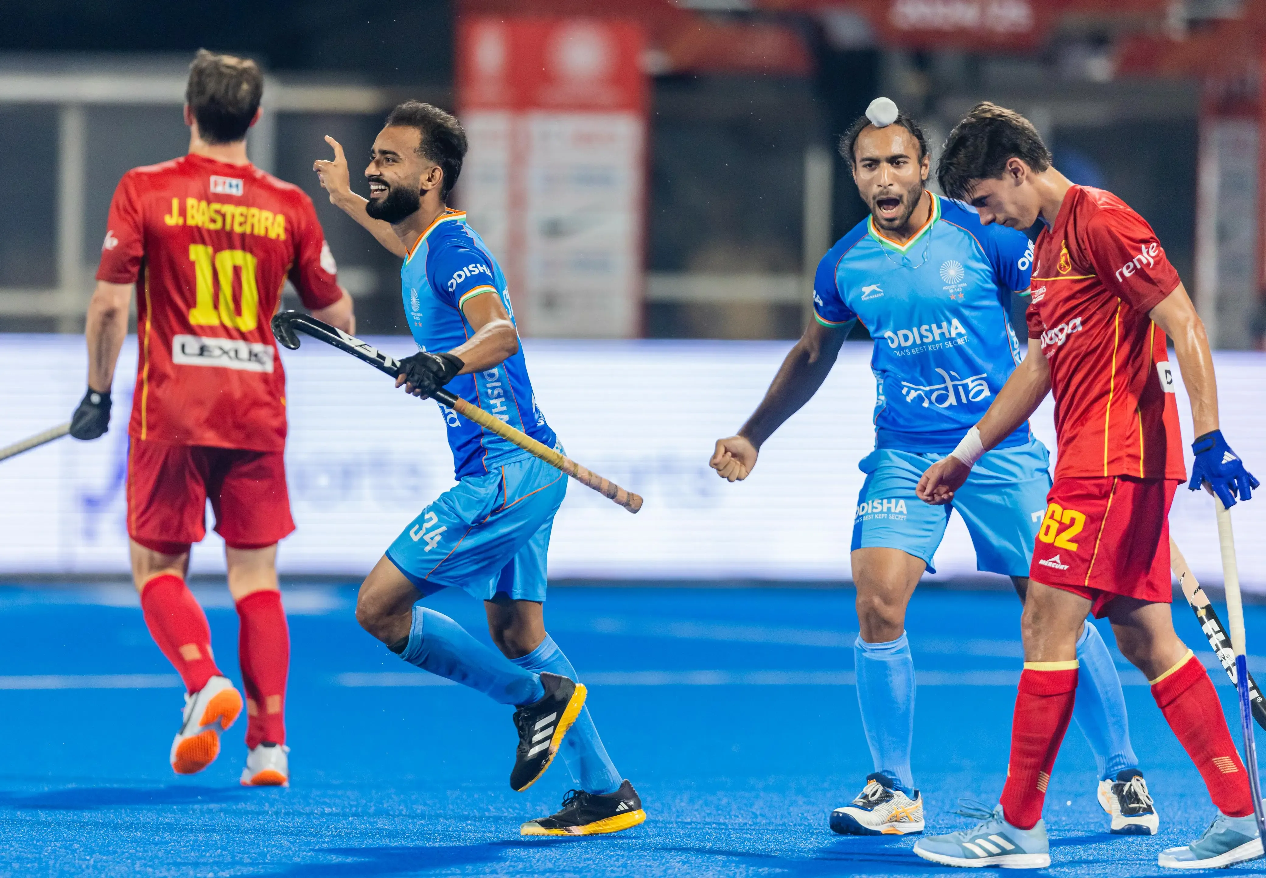 Men's Pro League: Spain Secures 3-1 Victory Over India in Opening Match