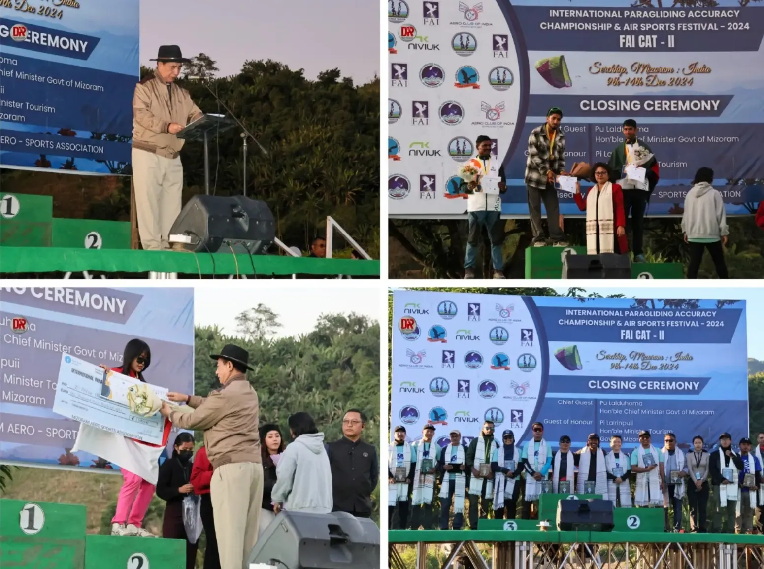 Mizoram: International Paragliding Accuracy Championship and Air Sports Festival Wraps Up