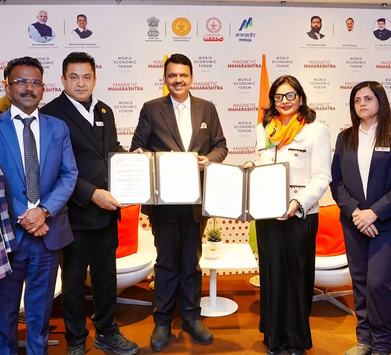MMRDA Signs MoUs Valued at ₹3.5 Lakh Crores in Davos
