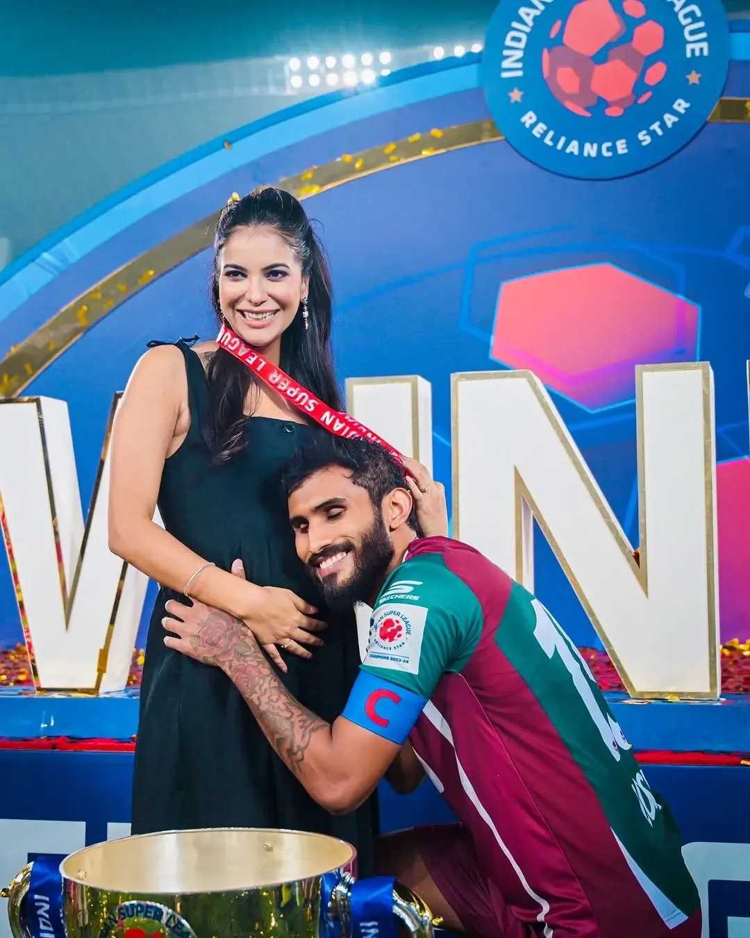 Subhasish Bose and Kasturi Chhetri Announce Pregnancy After ISL Victory