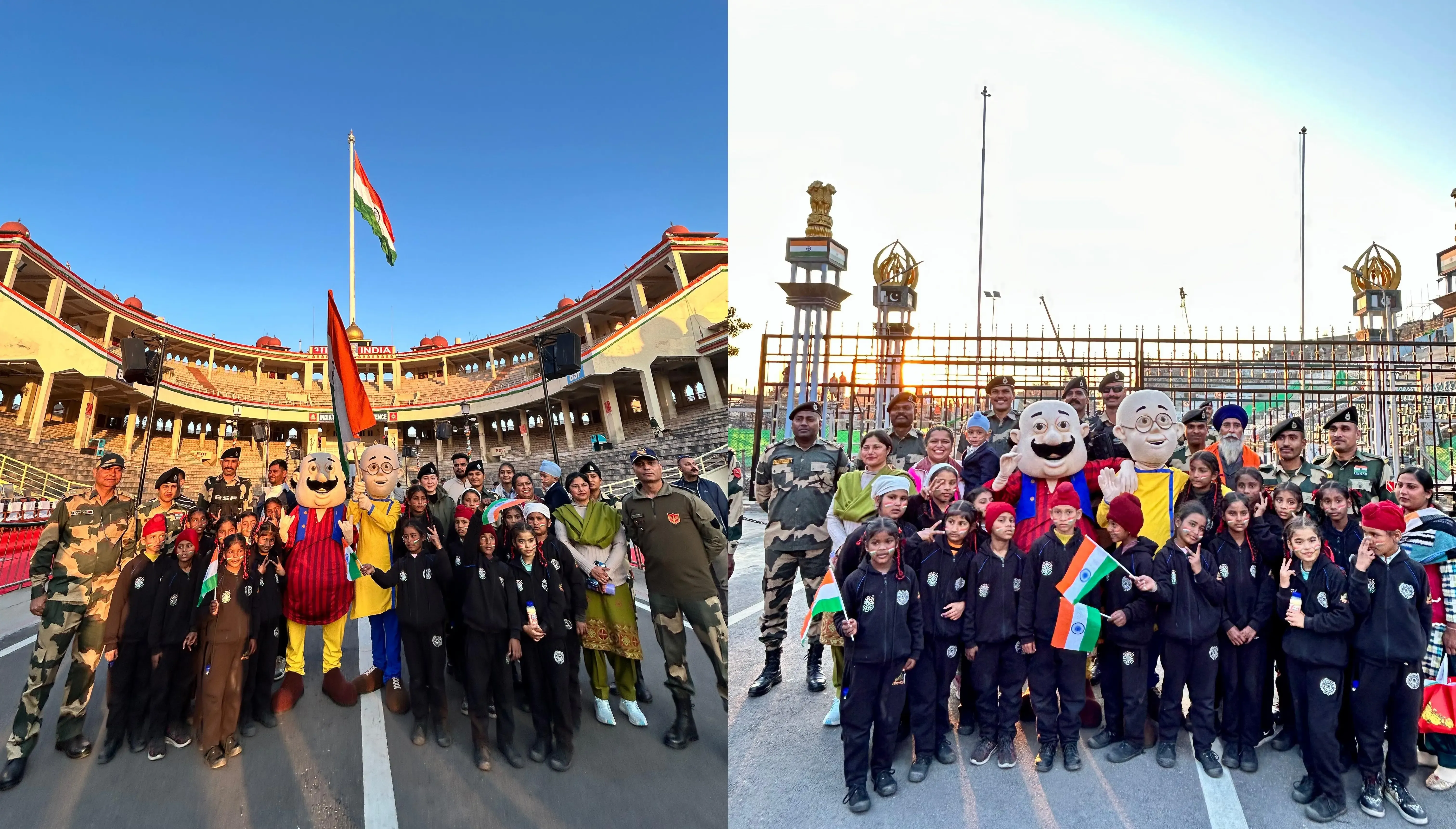 Motu Patlu Commemorates Republic Day with BSF and FTE Students