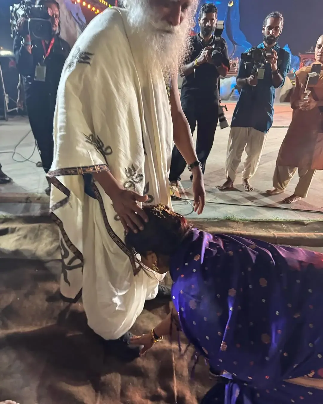 Mouni Roy Embraces Spiritual Awakening by Paying Homage to Sadhguru