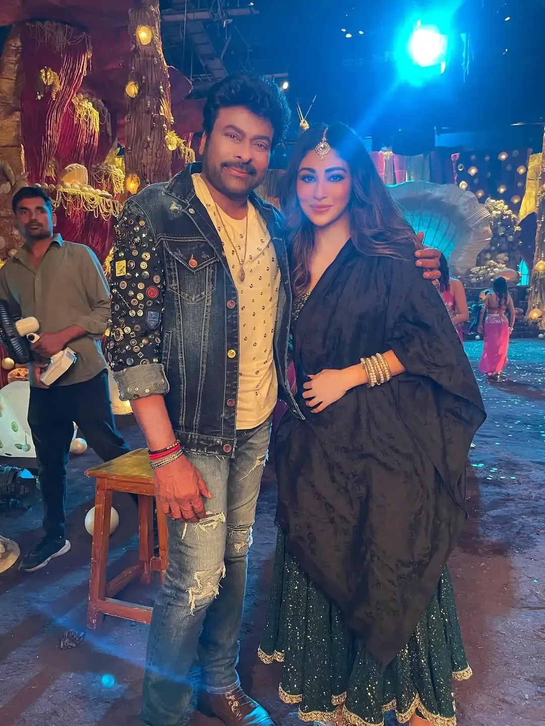 Did Mouni Roy Express Gratitude to Chiranjeevi for His Generosity and Biriyani During the 'Vishwambhara' Shoot?