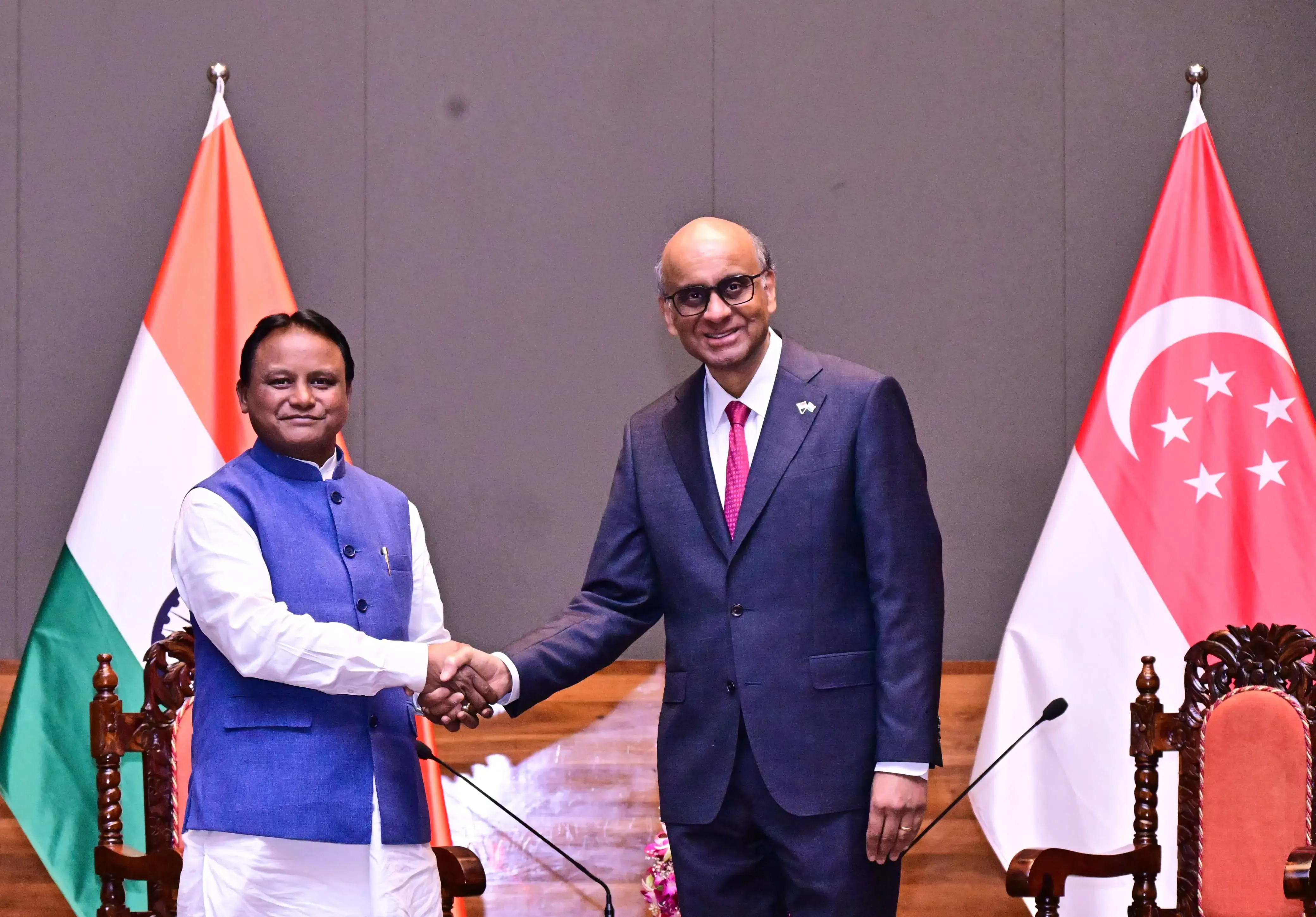Signing of MoUs with Singapore Promises Enhanced Investments in Odisha: CM Mohan Majhi