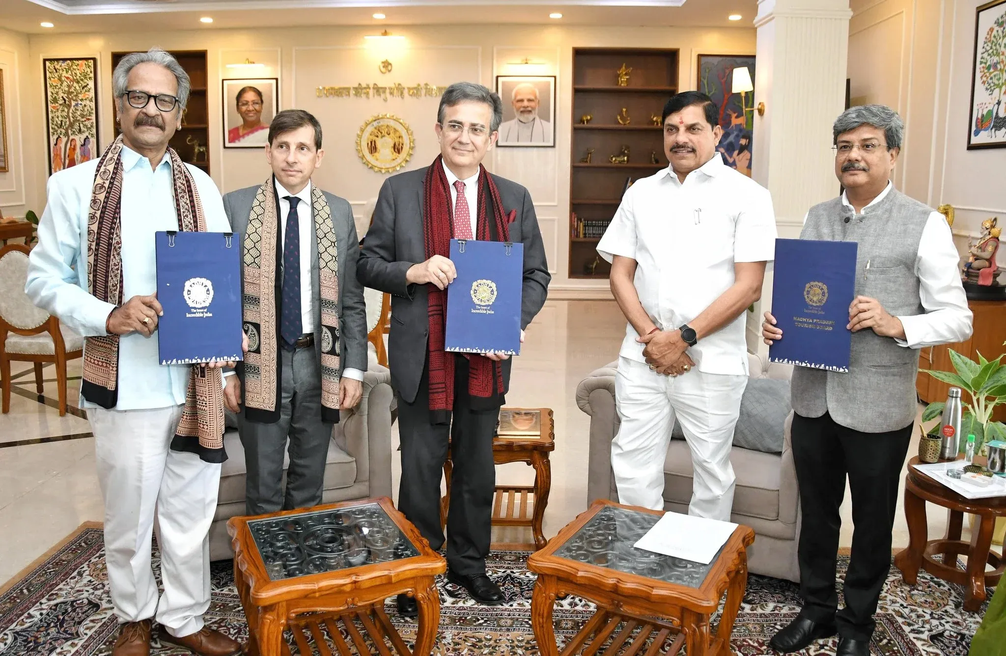 How Did MP CM Meet French Ambassador Thierry Mathou to Strengthen Cultural Ties?