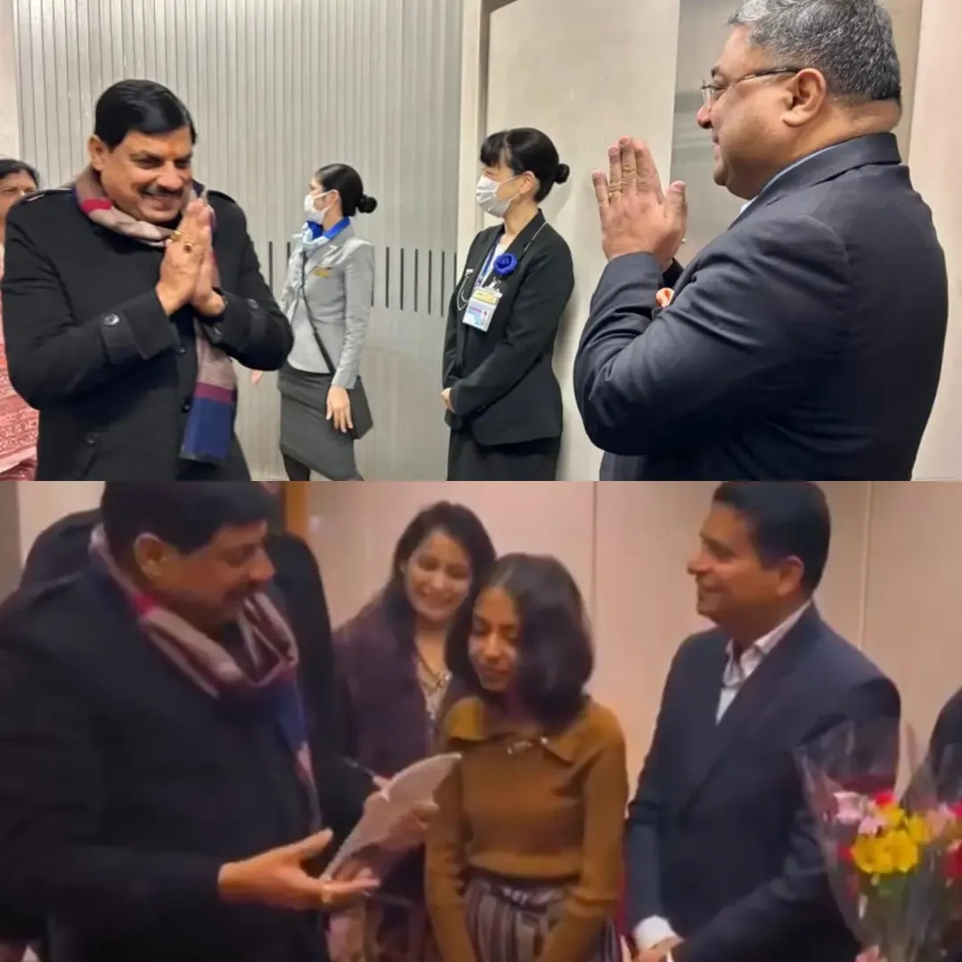 Madhya Pradesh CM Mohan Yadav Visits Tokyo, Welcomed by Indian Community