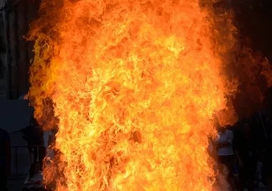 Gwalior Blaze: Five LPG Cylinders Explode in Thread Factory; Two Firefighters Injured
