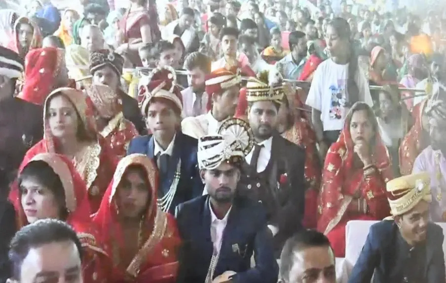 How Many Couples Were Married Under the Chief Minister Kanyadan Yojana in Sagar?