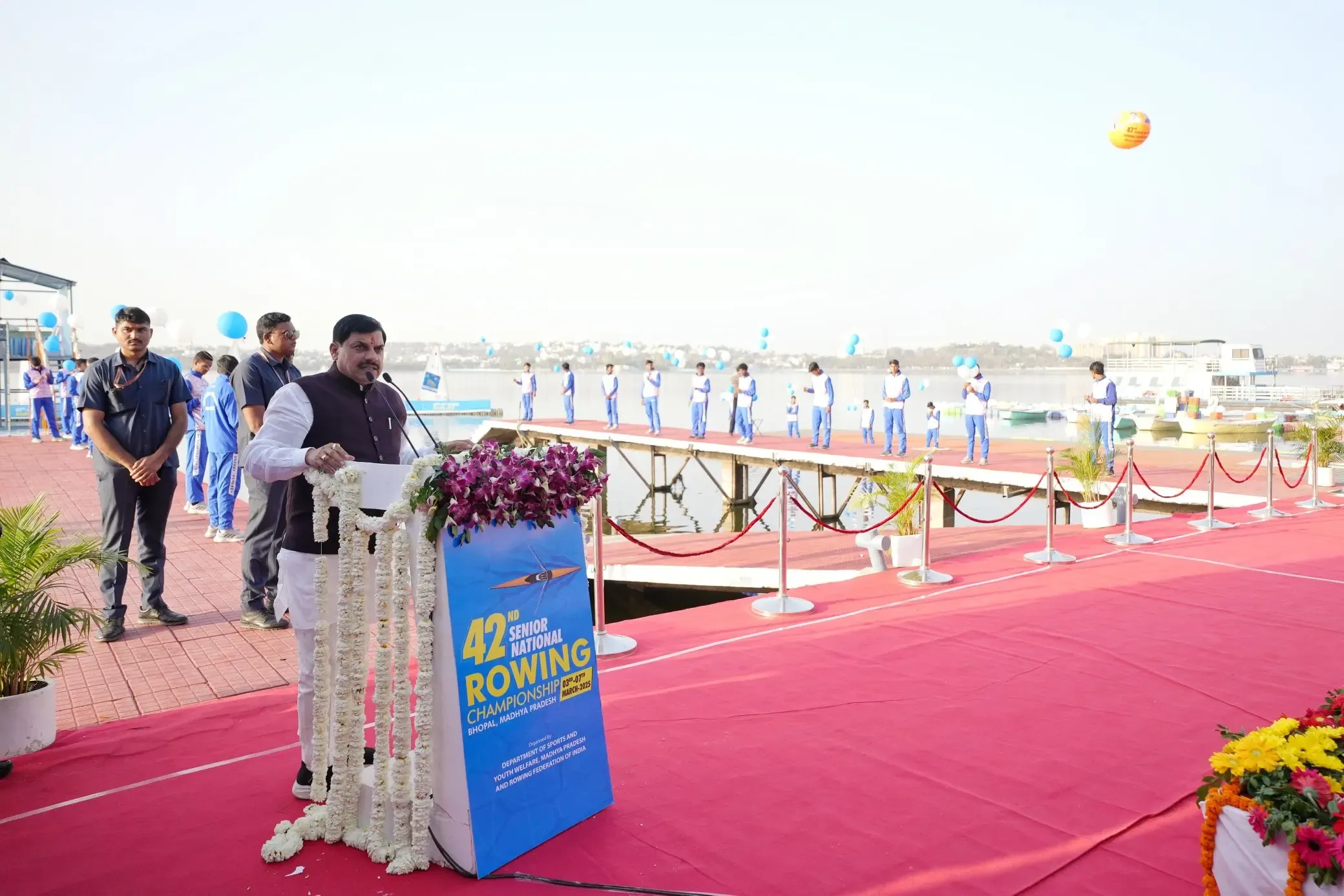 MP: Senior National Rowing Championship Kicks Off at Bhopal's Upper Lake