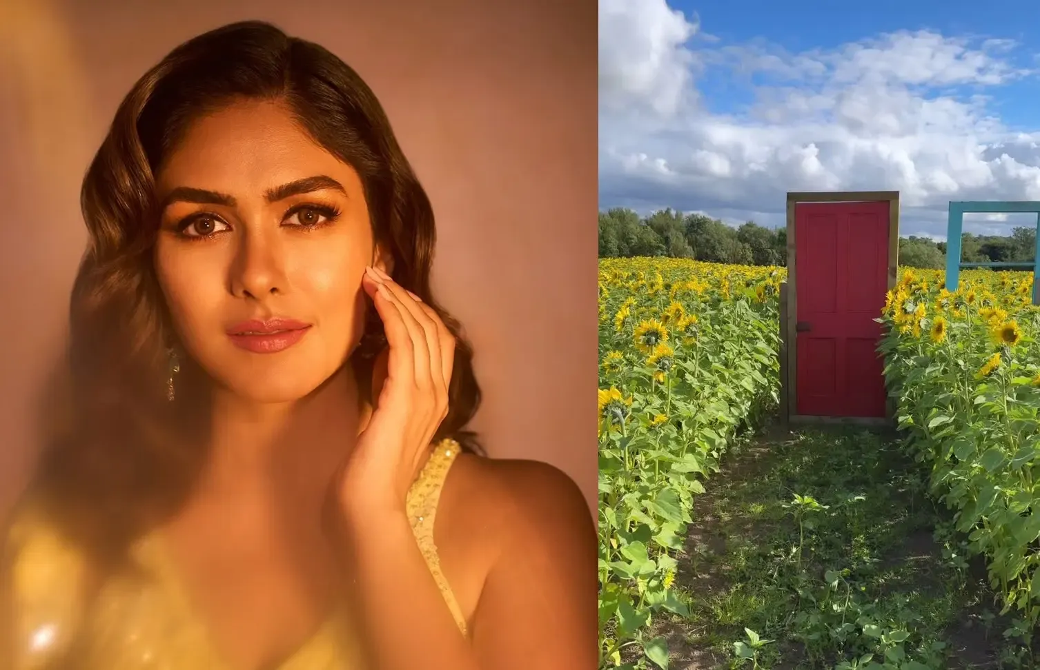 Mrunal Thakur Shares Her Blissful State of Mind: 'Do Not Disturb'