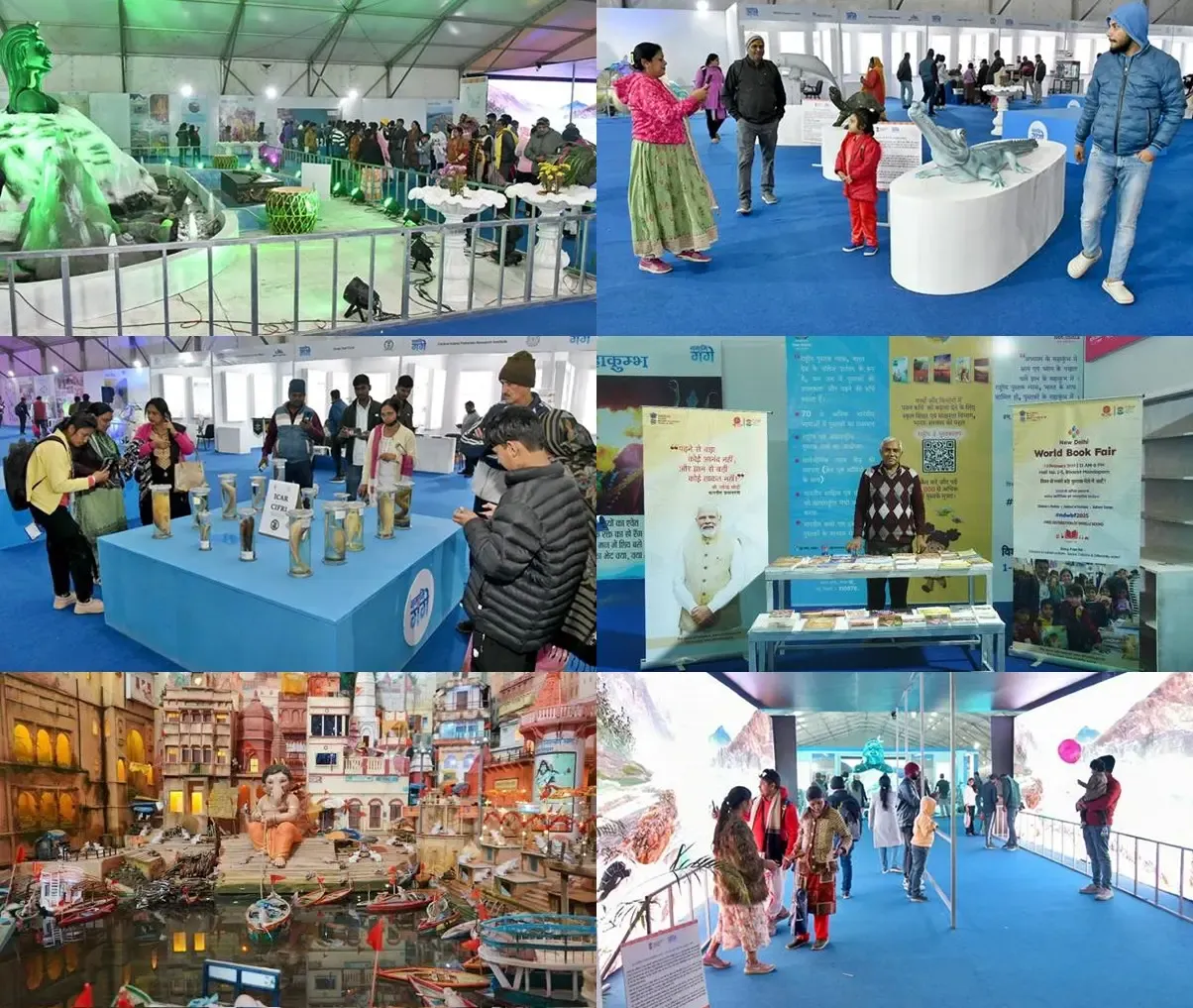 Namami Gange Pavilion Emerges as a Major Attraction at Maha Kumbh-2025