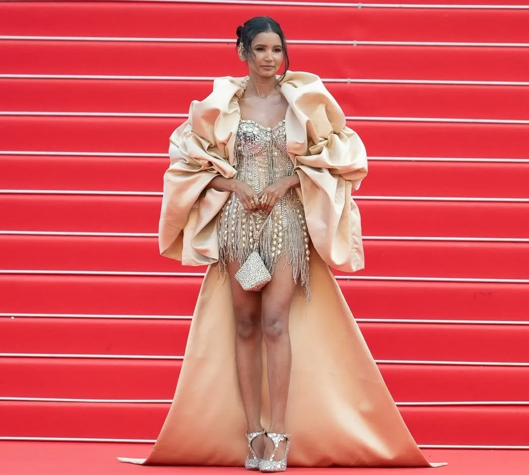 Did Nancy Tyagi Honor Her Mother with a Stunning Couture Set at Cannes?