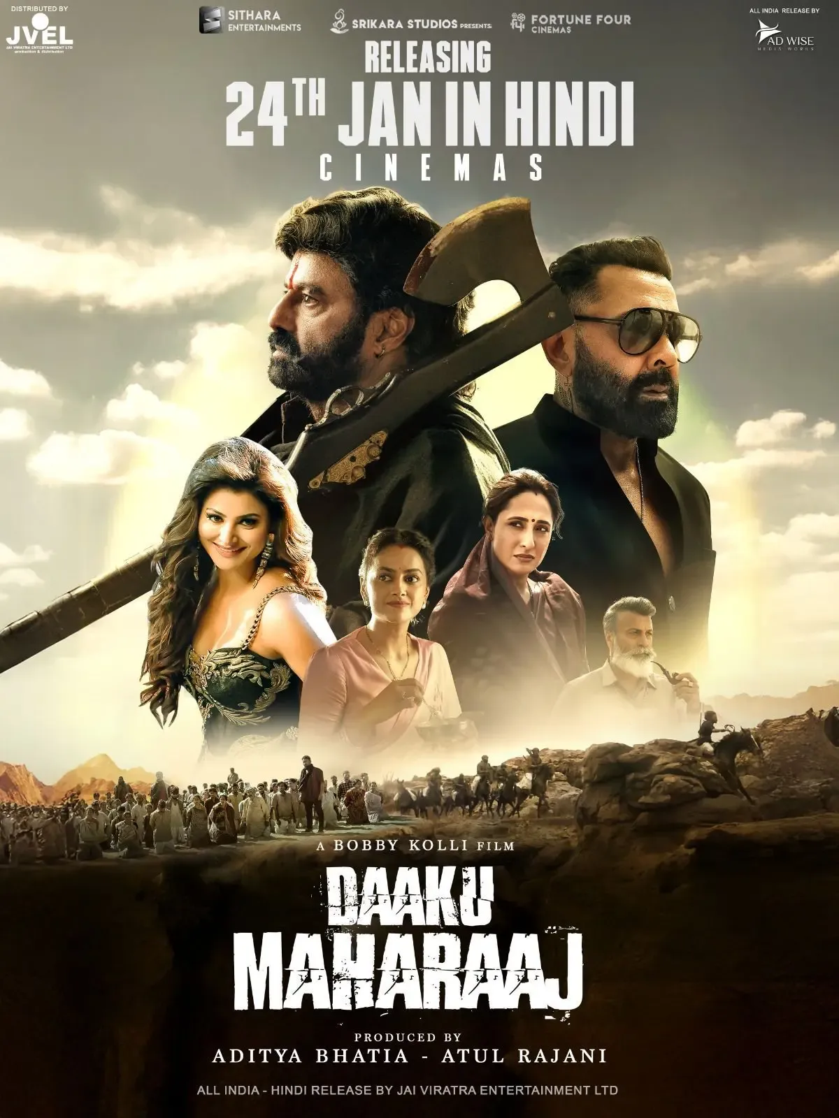 Release Date Announced for Nandamuri Balakrishna's 'Daaku Maharaaj' in Hindi