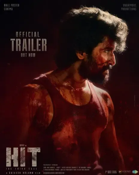 Nani reveals his fierce persona in 'HIT: The 3rd Case' trailer