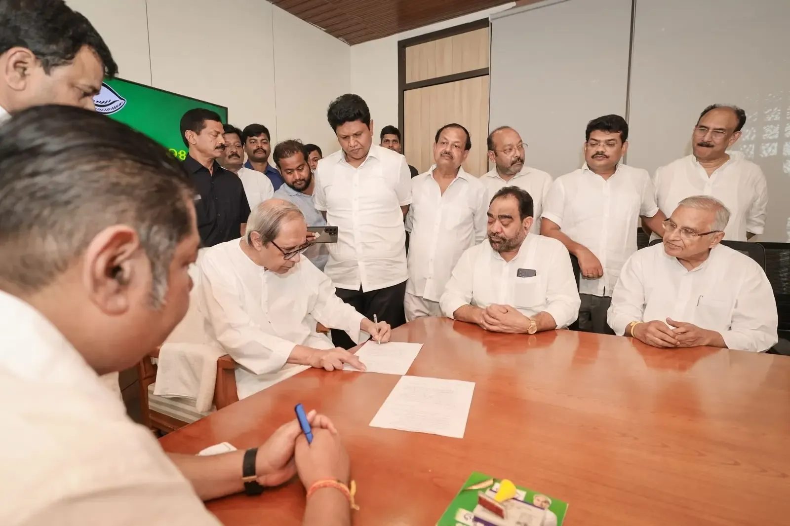 Naveen Patnaik Submits Nomination for BJD Presidency for the 9th Time