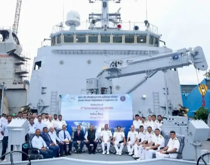 Has the Navy Received the Third Survey Vessel 'Ikshak' from GRSE?