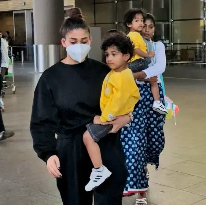 Nayanthara Arrives in Mumbai for Yash's 'Toxic' Shoot