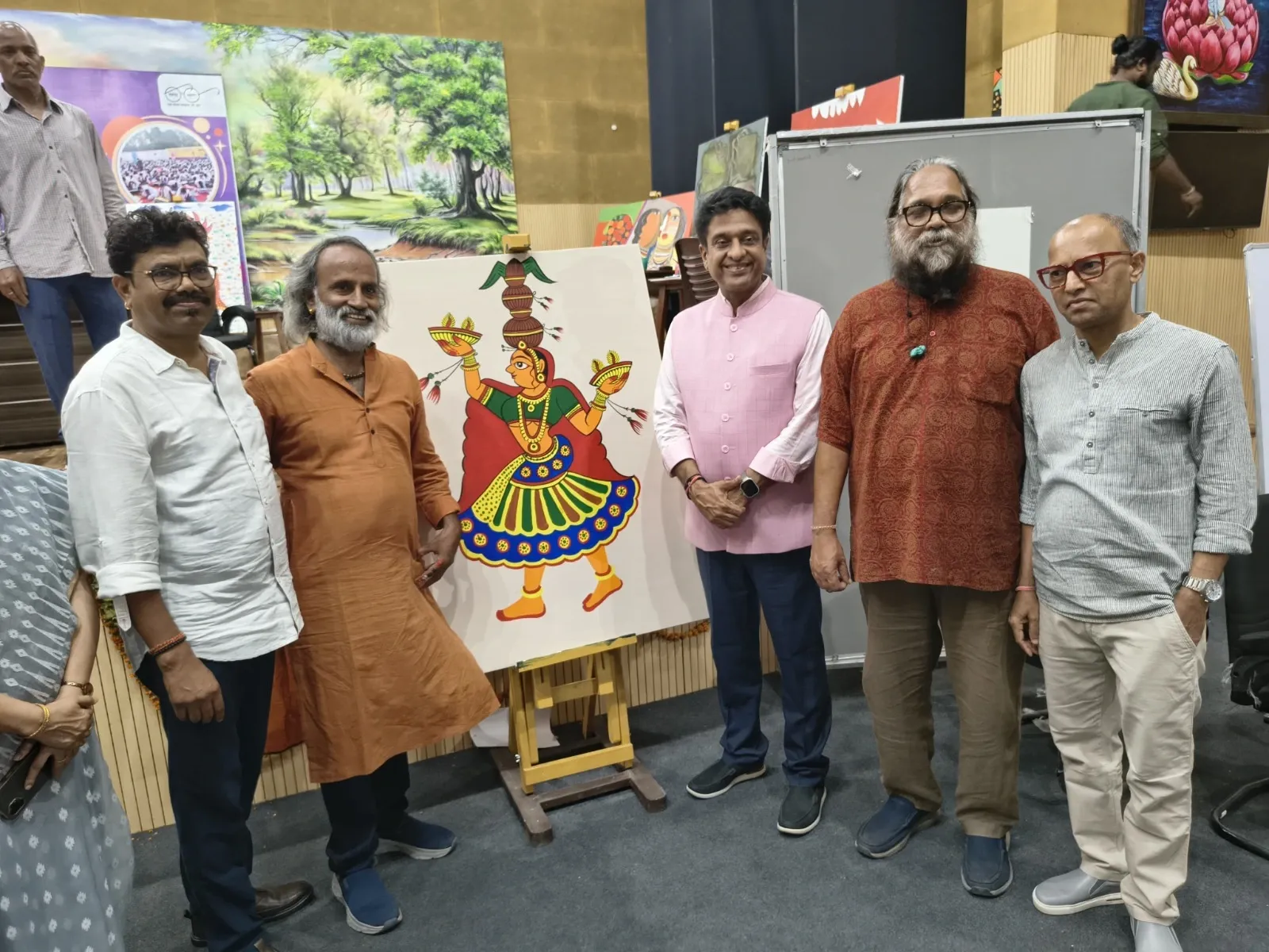 How Did Kuljeet Chahal Engage Participants at the NDMC Art Workshop?