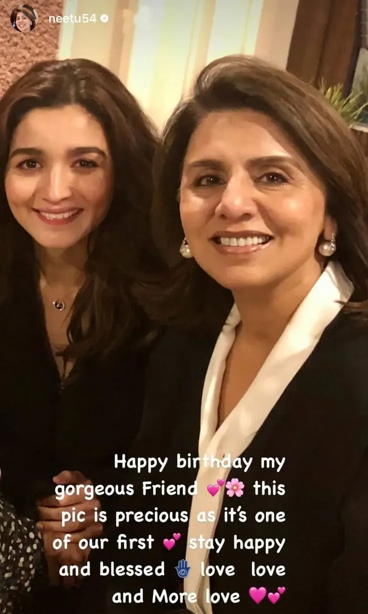 Neetu Kapoor Posts Cherished First Photo with Stunning Alia Bhatt