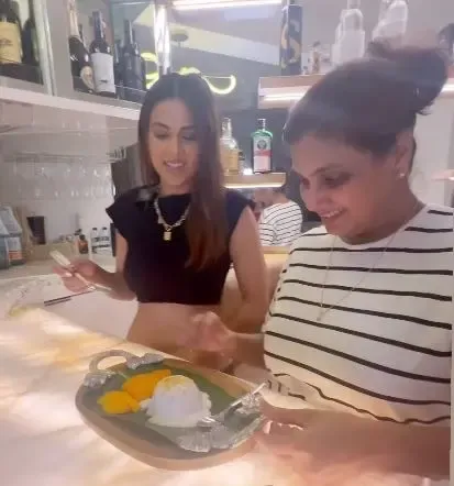 Nia Sharma Masters Southeast Asian Dessert on First Try
