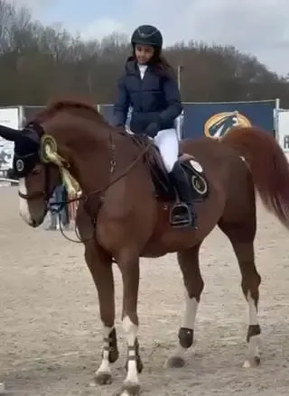 Niharika Singhania Clinches Gold at International Equestrian Competition in Belgium