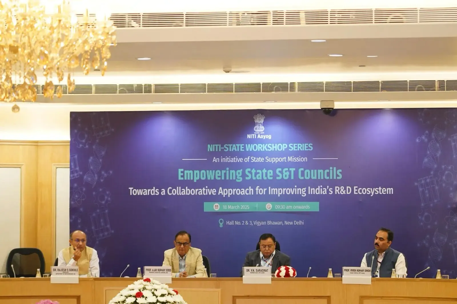 NITI Aayog Conducts Workshop to Enhance Science and Technology Councils