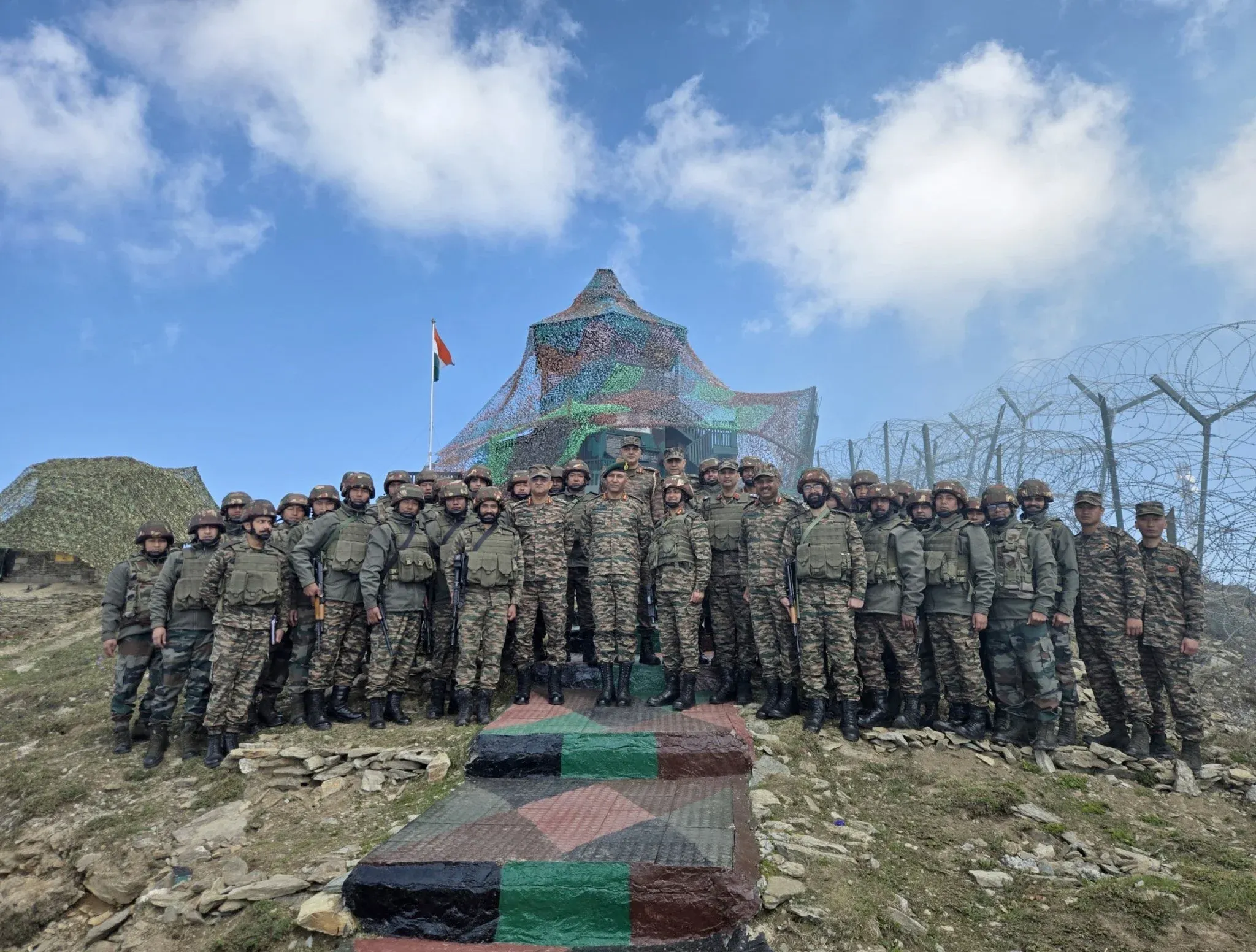 What Did the Northern Army Commander Discover During His Visit to Forward Areas?