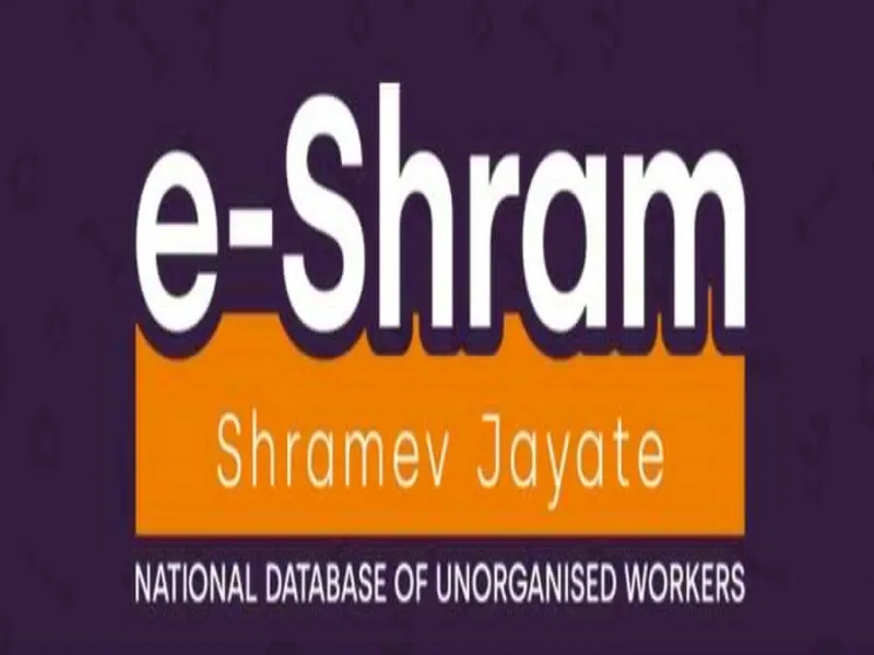 Is the number of poor workers registered for benefits on the e-Shram portal nearing 31 crore?