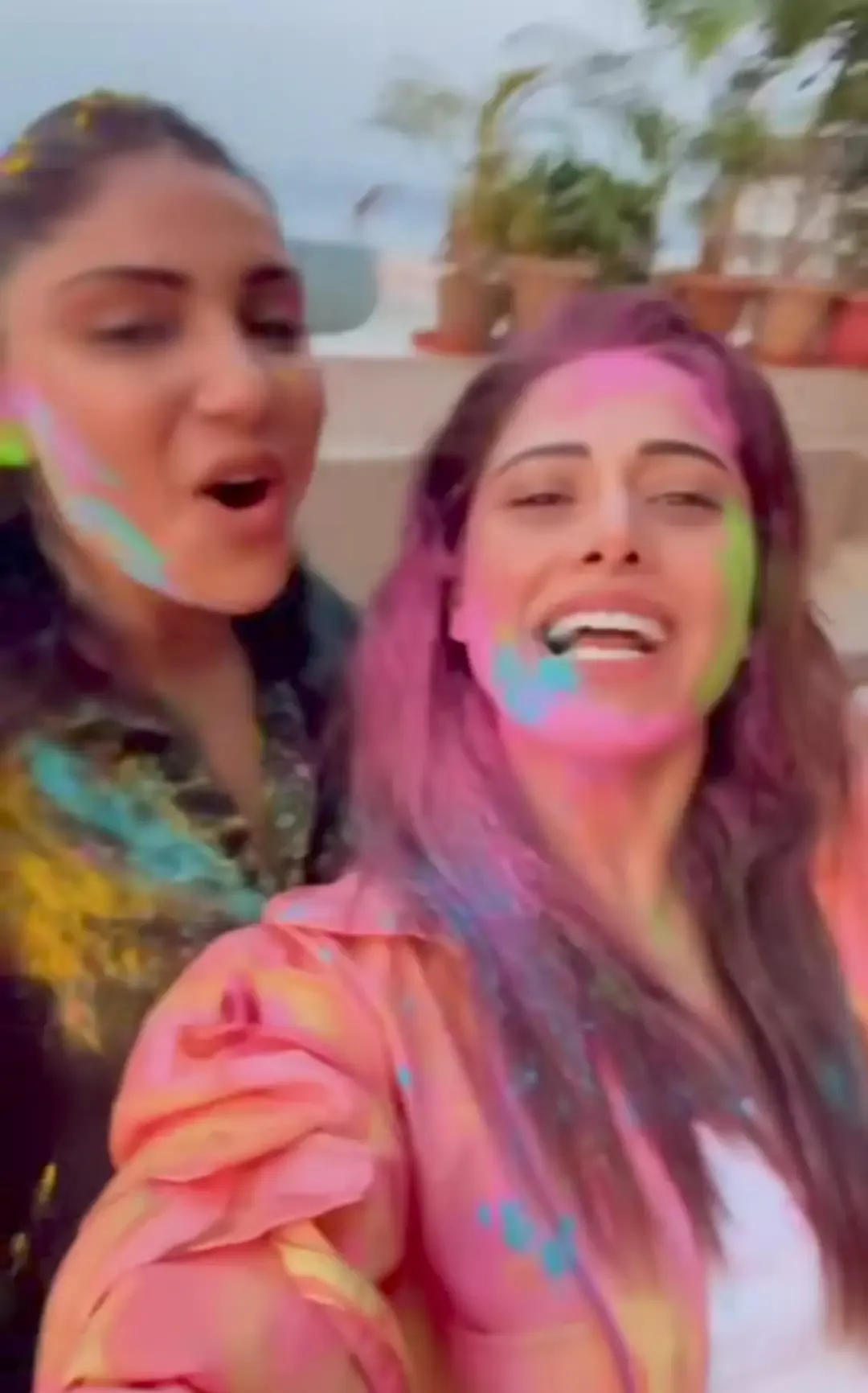 Nushrratt Bharuccha Celebrates Holi with Joy and Friends