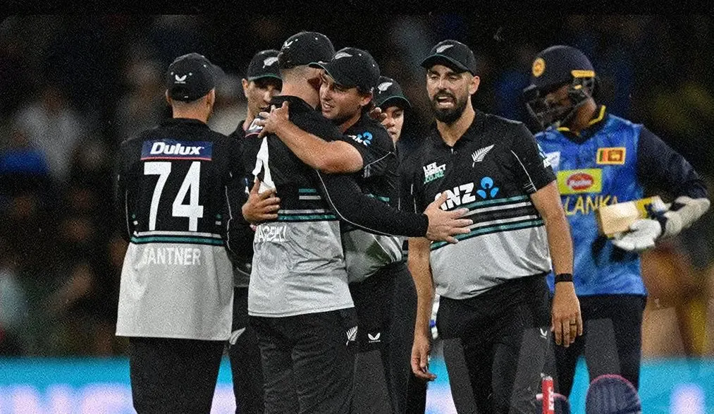 NZ vs SL: Nissanka-Mendis Century Partnership Falls Short as Late Collapse Leads to 8-Run Defeat for Sri Lanka