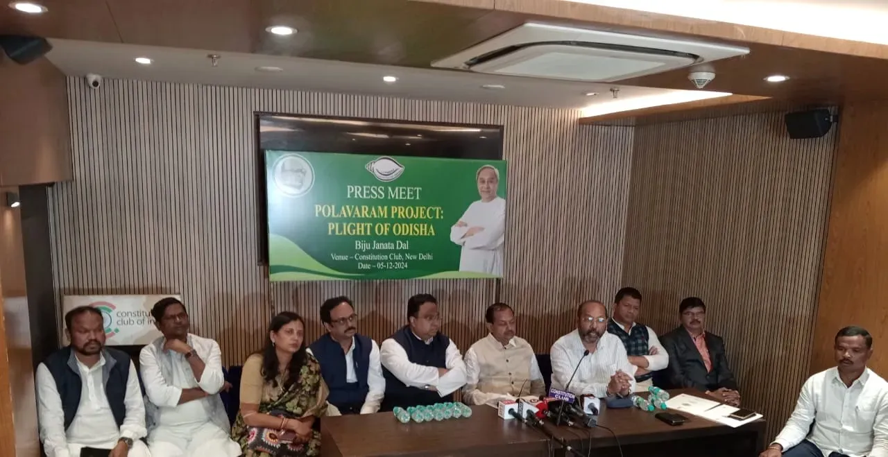 BJD Delegation Engages CWC Chairman Over Polavaram Project Concerns in Odisha