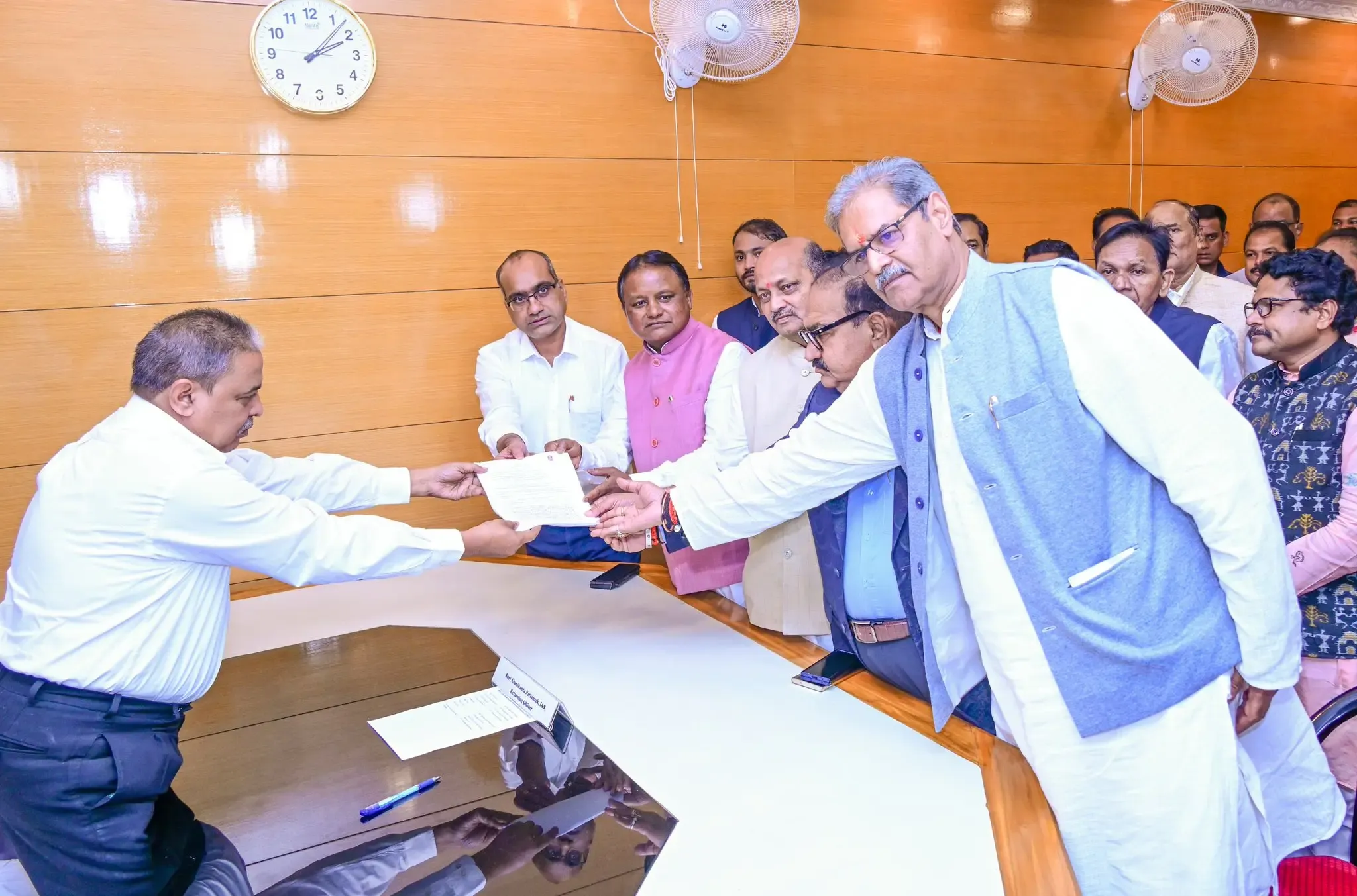 Odisha: Sujeet Kumar of BJP Submits Nomination for Rajya Sabha