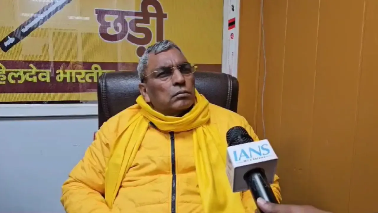 OP Rajbhar Anticipates Major Win for NDA in Milkipur By-Polls