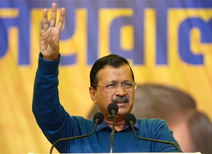 'Kejriwal claims Exit polls are a conspiracy against AAP'