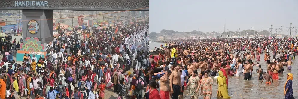 Over 1 Crore Pilgrims Immerse in Sacred Waters at Triveni Sangam This Maha Shivratri