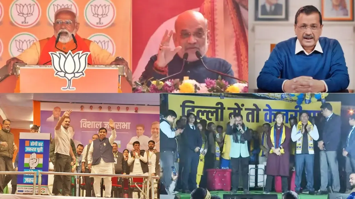 Voter Engagement: High-Intensity Campaign for Delhi Elections Concludes