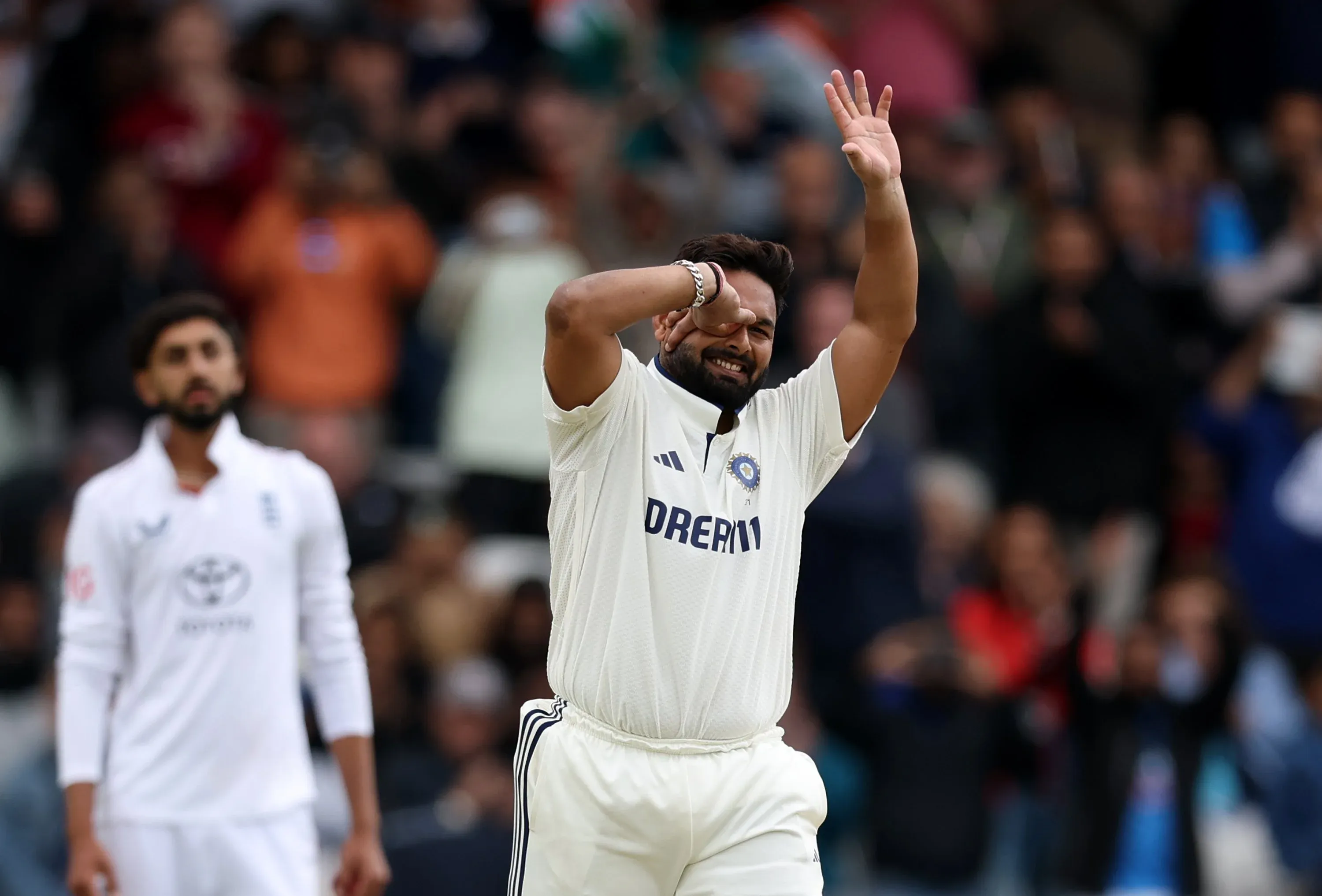 How did Pant and Duckett achieve their career-best Test ratings in Leeds?