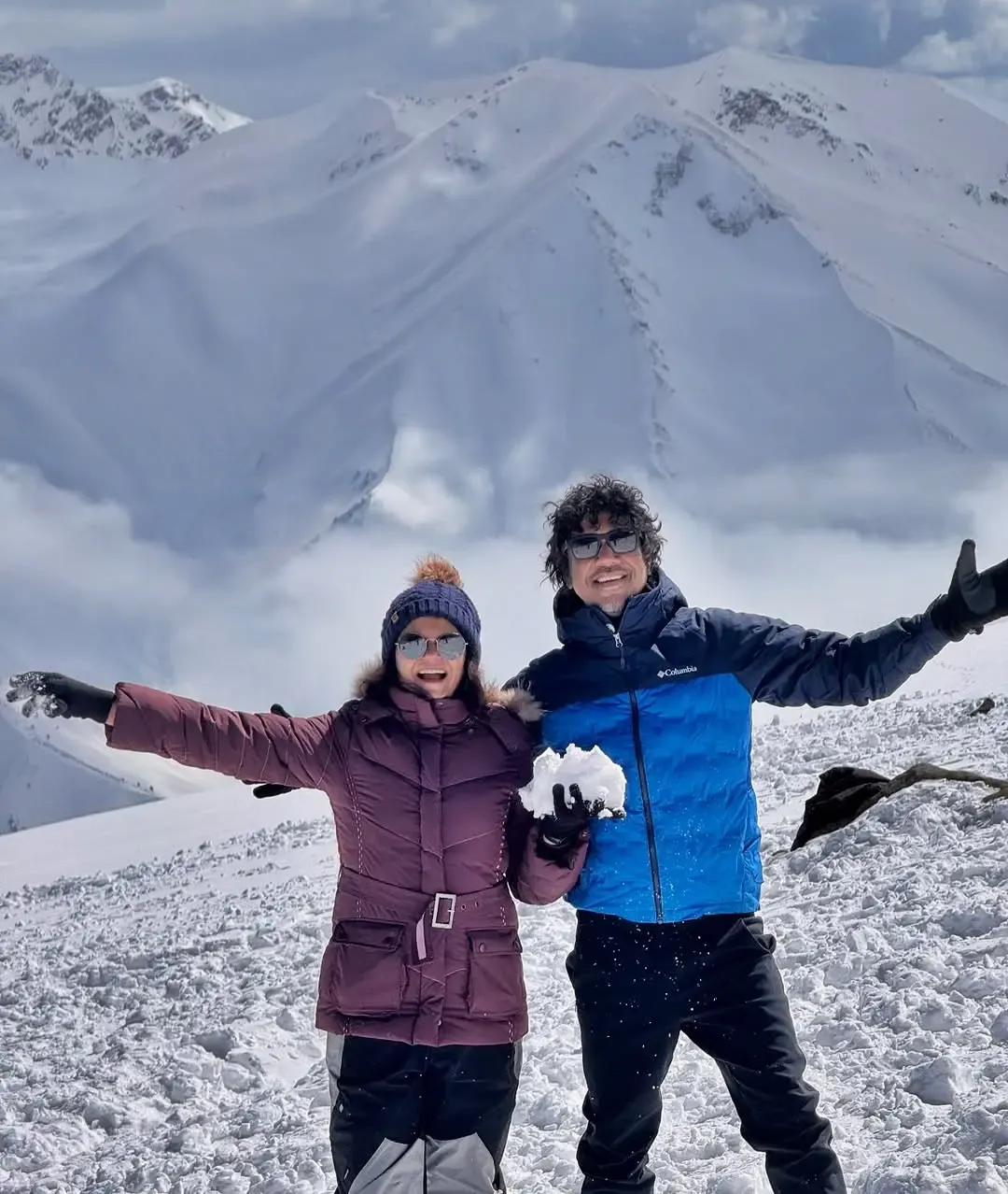 Papon Commemorates Wife Shweta Mishra’s 50th Birthday at 13,000 Feet