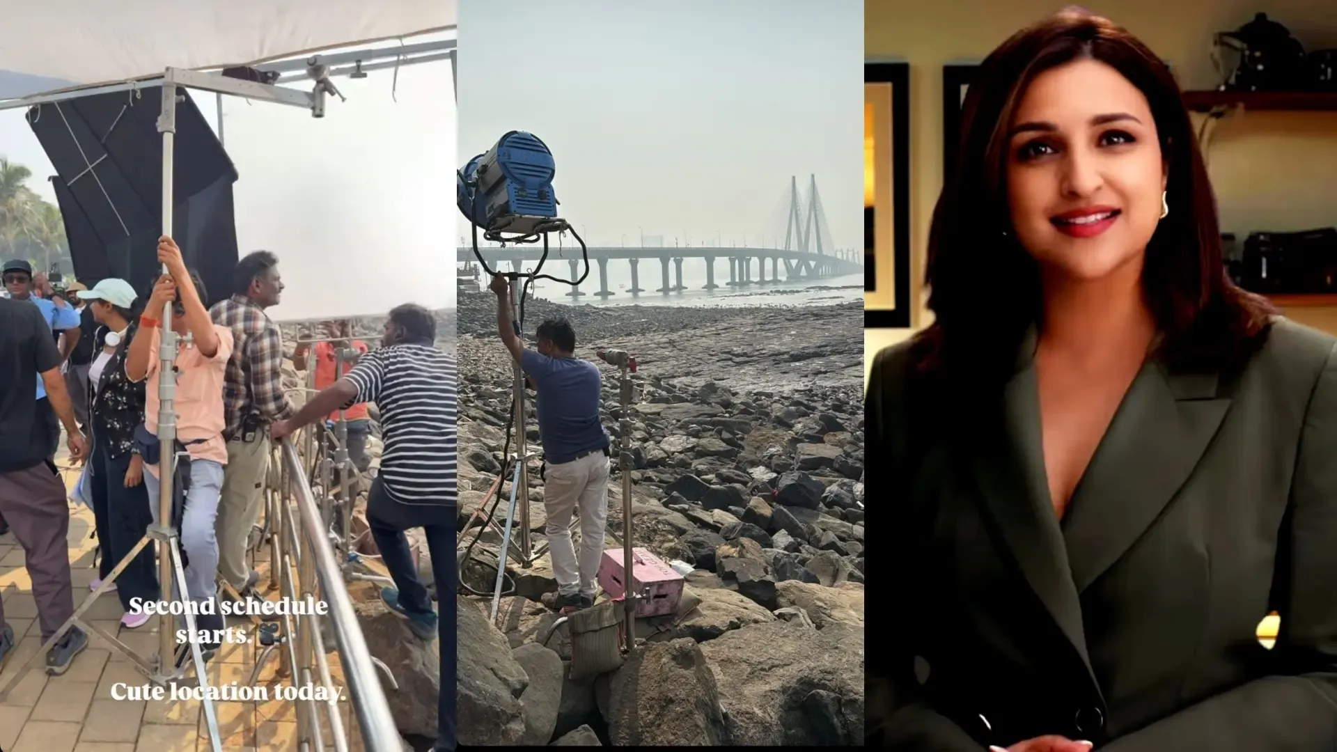 Parineeti Returns to Set in Charming Spot for Her Next Film's Second Schedule