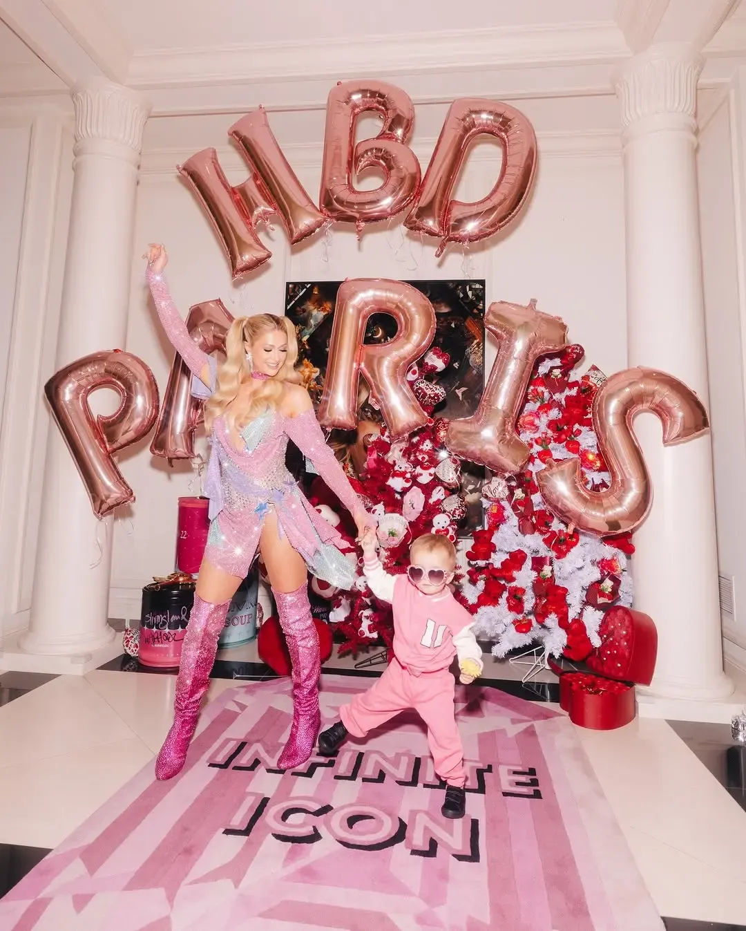 Paris Hilton Celebrates Birthday with Her Kids
