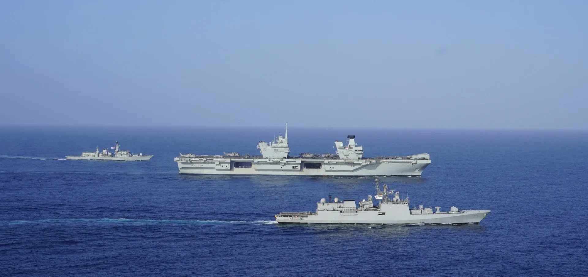 Did the Indian and UK Navy Conduct a Joint Exercise in the North Arabian Sea?