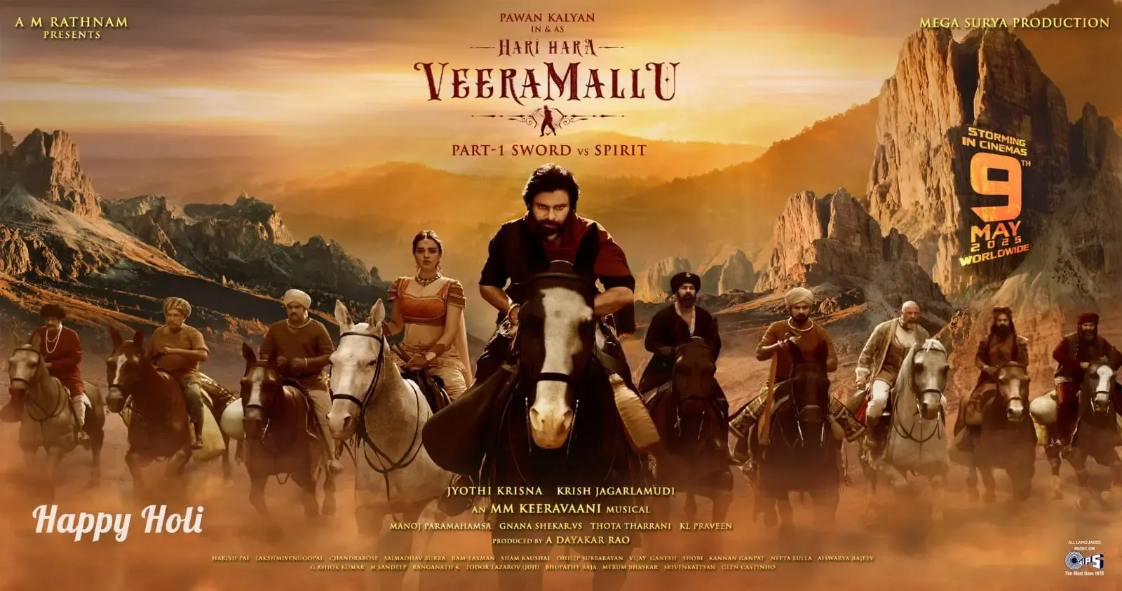 Pawan Kalyan's 'Hari Hara Veera Mallu' Set for May 9 Release