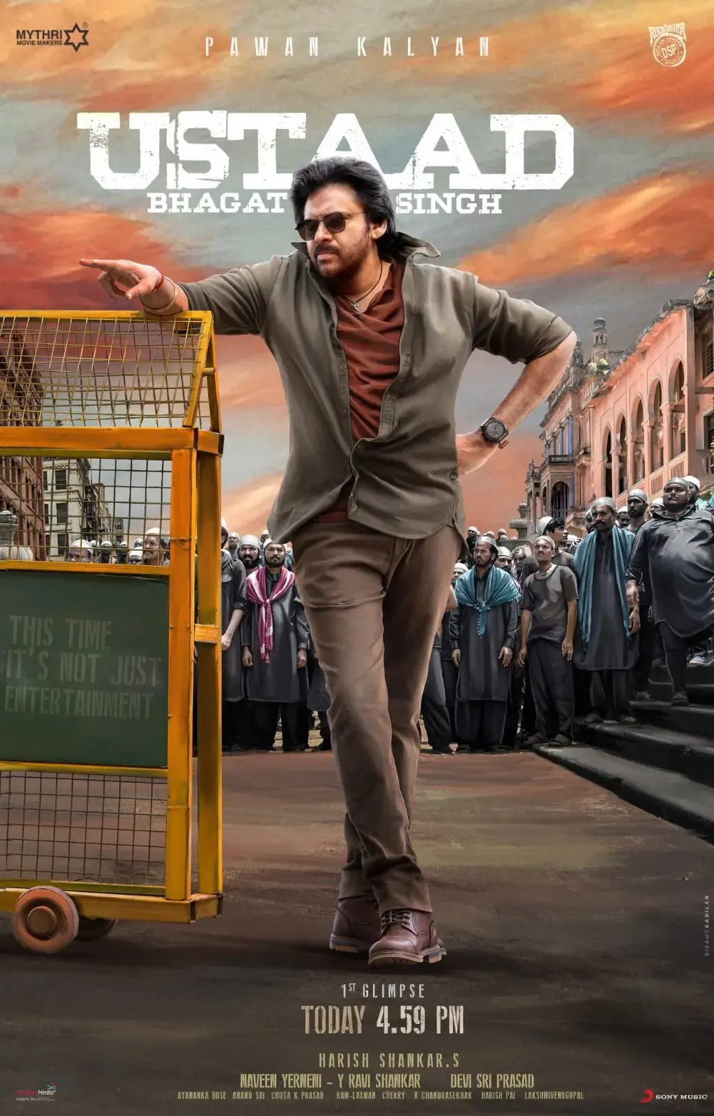 क्या पवन कल्याण स्टारर 'उस्ताद भगत सिंह' की सेट से तस्वीरें लीक हो गई हैं?