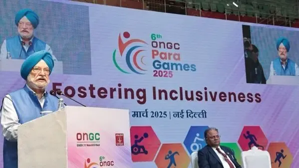 Hardeep Singh Puri Unveils the 6th ONGC Para Games