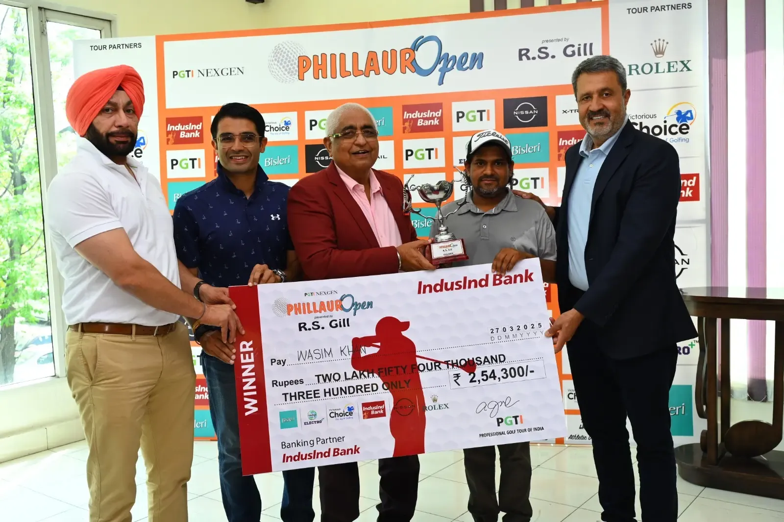 Wasim Khan Earns First Title at PGTI NexGen's Phillaur Open