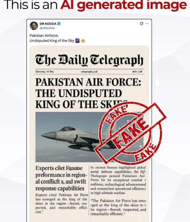 Has PIB Fact Check Debunked a Fake Daily Telegraph Report Circulated by Pakistan?