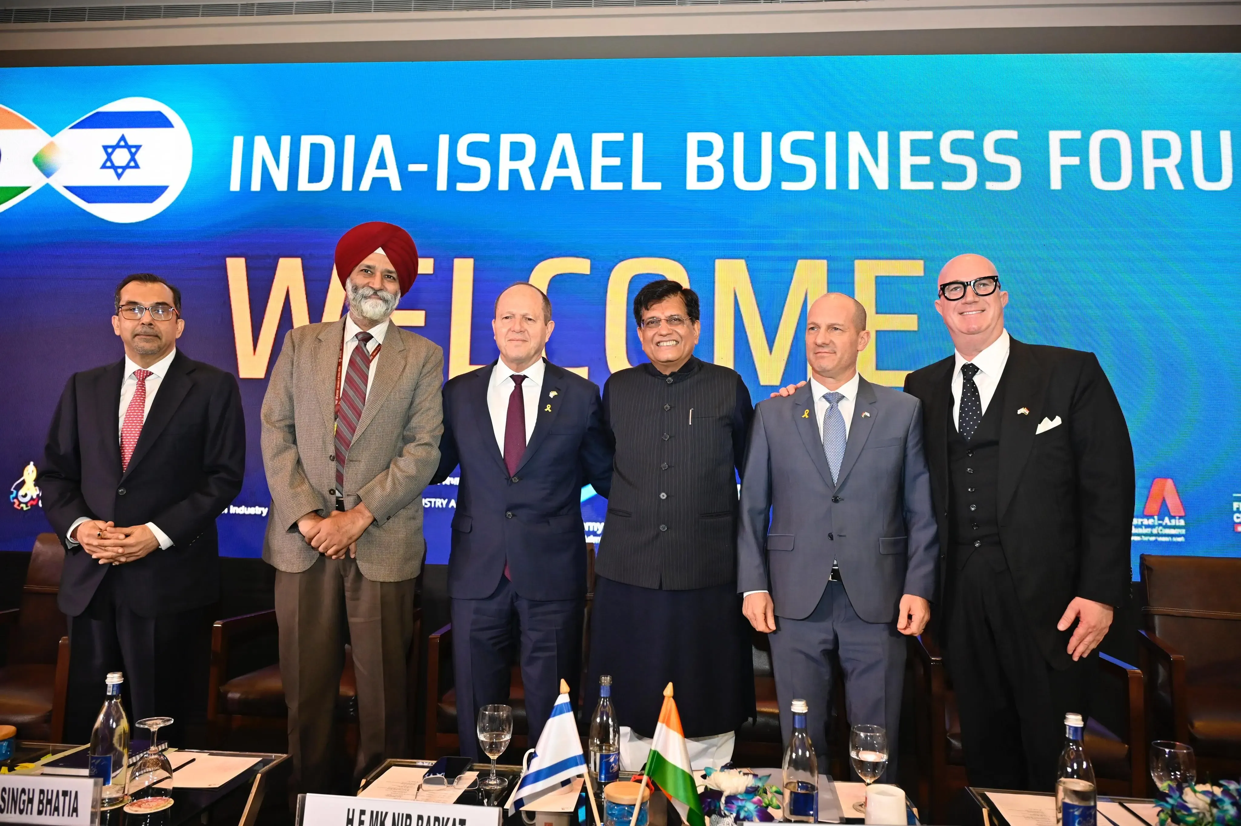 Piyush Goyal Extends Invitation to Israeli Firms for Investment in India